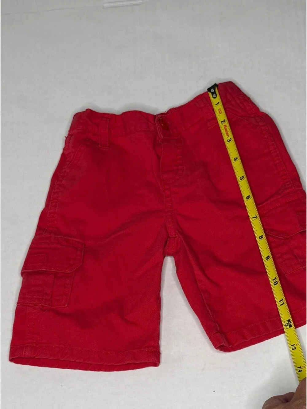 Boys Red Cargo Shorts Size 4T